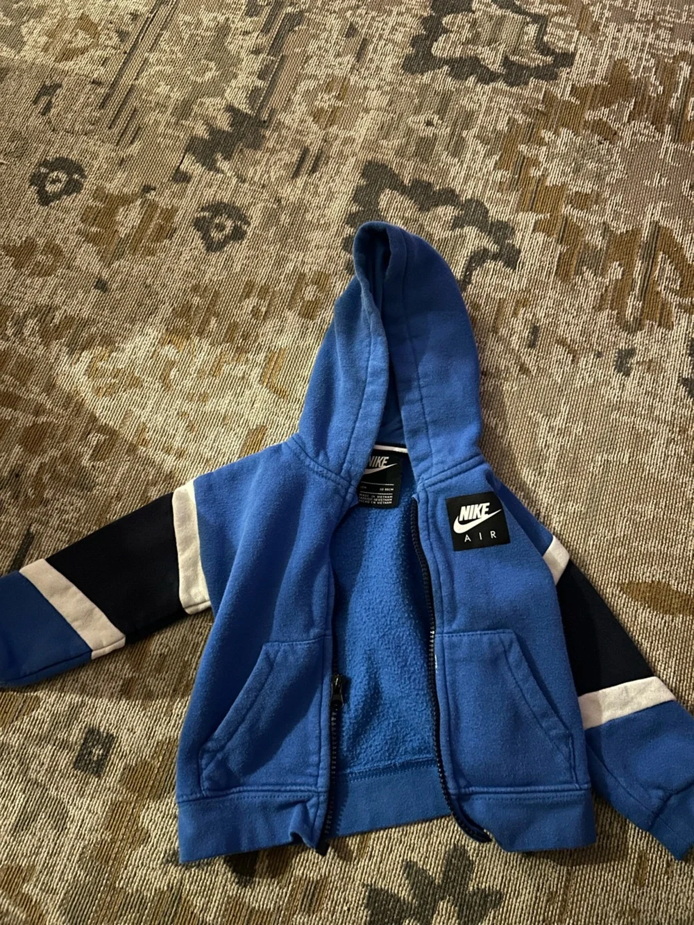 Nike Blue Zip Hoodie